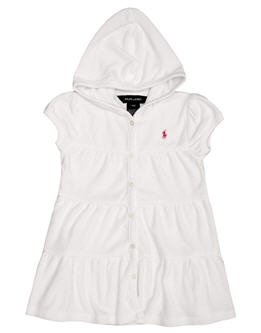 Ralph Lauren White Hooded Towelling Dress - ASOS - Kids Wear - Girl