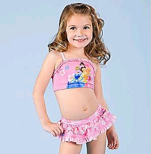 Ruffled Disney Princess Swimsuit for Girls
