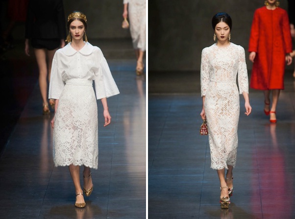 ความอลังการ!! Dolce&Gabbana Gets Regal, Religious for Fall 2013 - แฟชั่นคุณผู้หญิง - เทรนด์ใหม่ - แฟชั่นโชว์ - Dolce&Gabbana