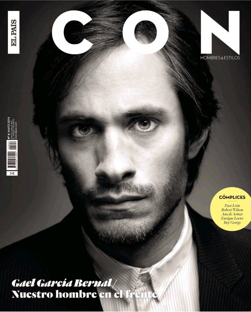 Gael Garcia Bernal Chụp Ảnh Bìa Cho Tạp chí Icon Tháng 5/2014