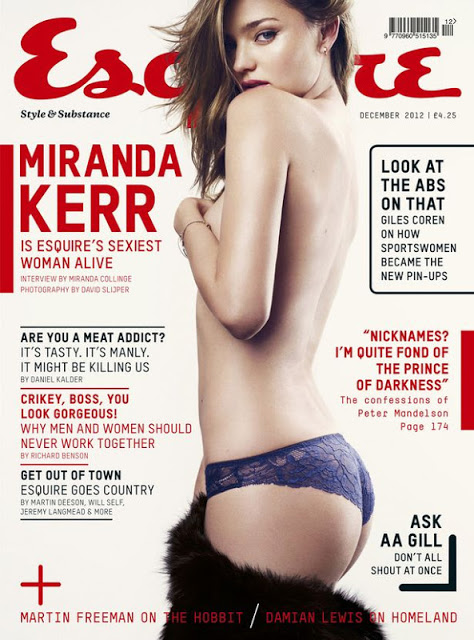 Miranda Kerr gợi cảm và khiêu khích trên tạp chí Esquire UK số tháng 12 - Miranda Kerr - Người mẫu - Tin Thời Trang - Esquire UK