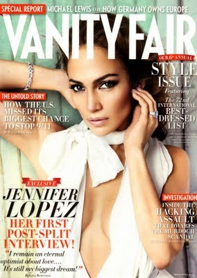Jennifer Lopez for Vanity Fair US September 2011