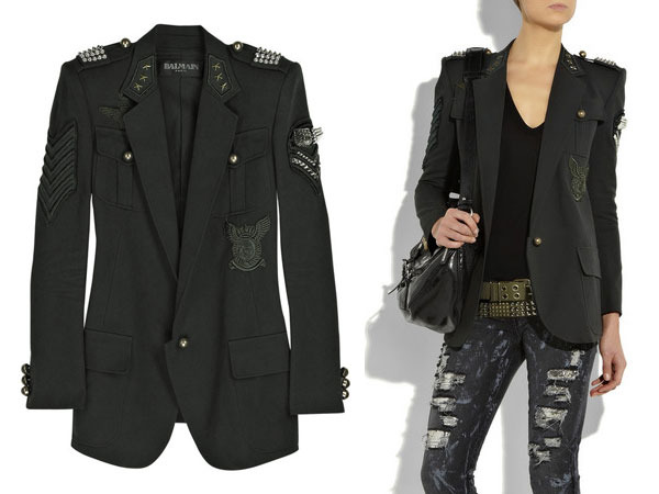 Balmain's perfect military blazer - Balmain - Women's Wear - Fashion