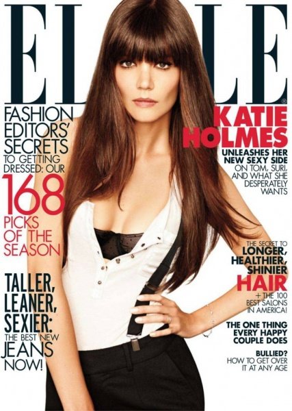 Thời trang Katie Holmes trên tạp chí Elle US