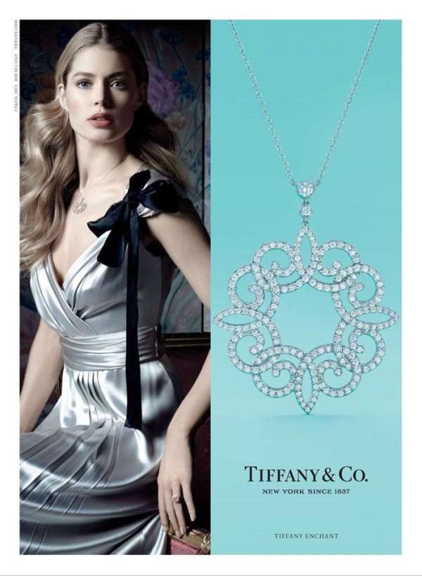 Doutzen Kroes, Arizona Muse, Liu Wen, quảng bá cho nữ trang Tiffany & Co. Xuân / Hè 2013. - Tiffany & Co. - Trang sức