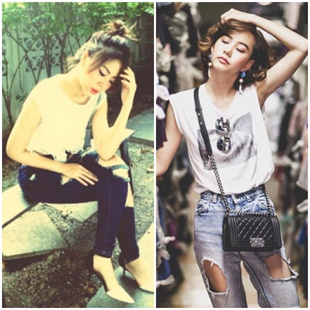 แฟชั่นกางเกงยีนส์ขาดวิ้น สไตล์สาวเซอร์ แซ่บเว่อร์! - Celeb Style - แฟชั่นวัยรุ่น - กางเกงยีนส์ขาด - เทรนด์ฮิต - แฟชั่นดารา - การแต่งตัว - แบบกางเกงยีนส์ขาด