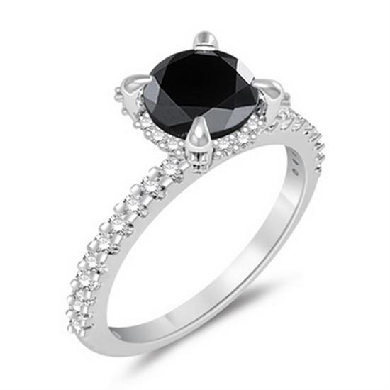 Lời nguyện thề độc đáo cùng nhẫn kim cương trắng-đen - Thời trang nữ - Tư vấn - xu hướng - Nhẫn cưới - Thời trang cưới