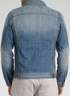 Blue Denim Jacket - Burton - Jacket - Men's Wear