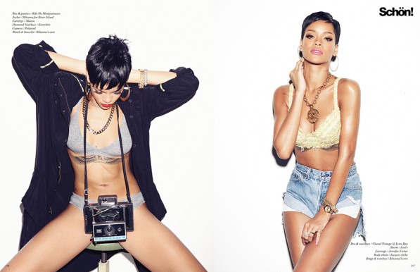 Rihanna cá tính và gợi cảm trên tạp chí Schön! Magazine #21 - Rihanna - Phong Cách Sao - Tin Thời Trang