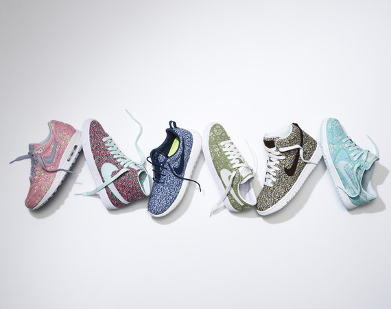 Thoả Sức Kết Hợp Vải Hoa Của Liberty Of London Lên Giày Nike - Giày - Nike - Liberty Of London