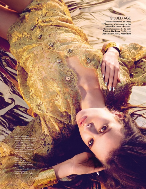 Ashika Pratt & Magdalena Glonek quyến rũ giữa trời hè trên tạp chí Vogue Ấn Độ tháng 5/2014 - Ashika Pratt - Magdalena Glonek - Vogue Ấn Độ - Thời trang nữ - Hình ảnh - Tin Thời Trang - Người mẫu
