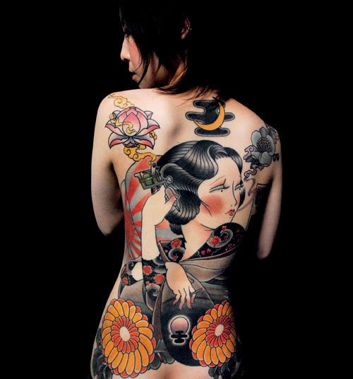 Tradícionális japán stílusú tetoválások [FOTÓ]