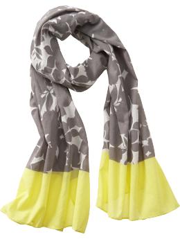 Women's Abstract Floral-Print Scarves - Old Navy - Scarves - Accessory