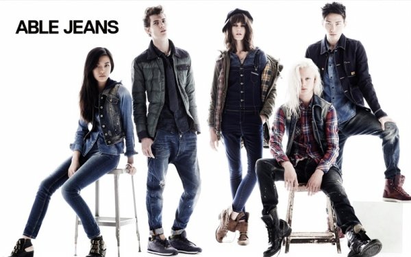 Noma Han, Dylan Fosket, Marc Sebastian Faiella & Thời trang Able Jeans Thu / Đông 2013