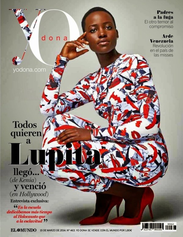 Lupita Nyong'o ăn vận hút mắt trên tạp chí Yo Dona Tây Ba Nha tháng 3/2014