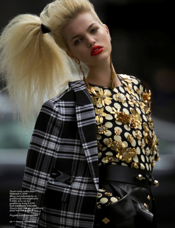 Daphne Groeneveld cá tính xuống phố trên tạp chí Vogue Hà Lan tháng 10/2013 - Daphne Groeneveld - Vogue Hà Lan - Hình ảnh - Thư viện ảnh - Người mẫu - Tin Thời Trang - Thời trang