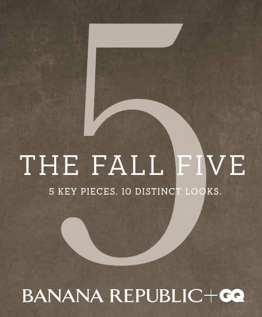 5 Key Pieces For 10 Distinct Looks For Men Mith Banana Republic - Men's Wear - Banana Republic