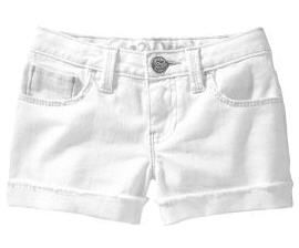 Frayed white denim shorts - Gap - Kids Wear - Girl