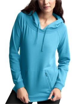 Crossover neck hoodie - Sportswear - Gap