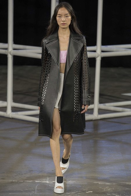 Menswear-Inspired Looks with Feminine Touch: Alexander Wang Spring 2014 Collection