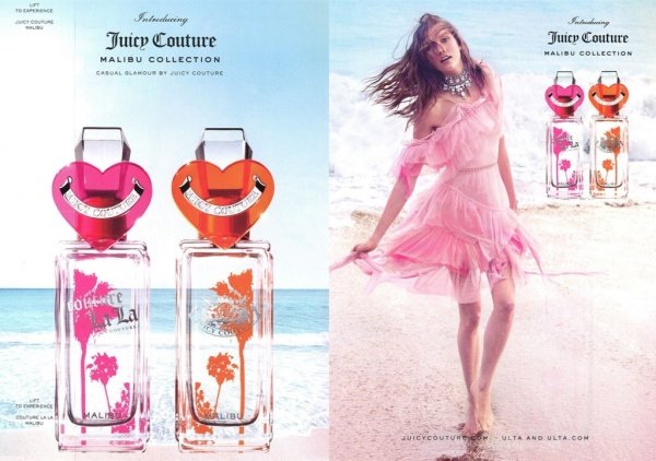 Karlie Kloss ngọt ngào cùng quảng cáo nước hoa Malibu của Juicy Couture