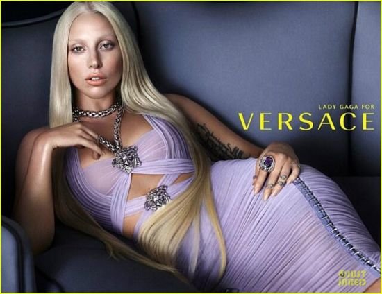 Lady Gaga New Face of Versace's Spring 2014