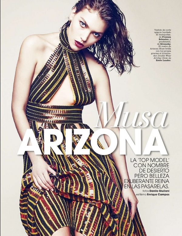 Arizona Muse Tươi Tắn Trên Trang Bìa Tạp Chí Marie Claire Tây Ban Nha Tháng 5/2014 - Người mẫu - Tin Thời Trang - Thời trang - Hình ảnh - Tạp chí - Trang bìa - Arizona Muse - Marie Claire